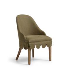 OKA, Florence Linen Dining Chair - Dark Lichen, Dining Chair - thumbnail 2