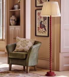 OKA, Clara Floor Lamp Base - Dark Red, Floor Lamp - thumbnail 1