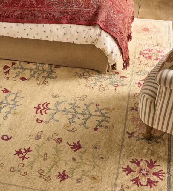 OKA, Banaras Silk Rug 305x244cm - Natural/Apricot, Rug - image 1