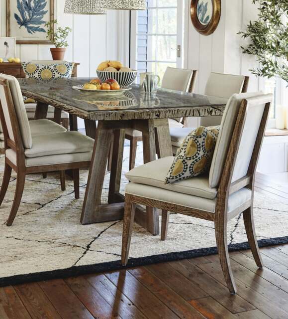 OKA, Vasa Linen Dining Chair - Natural, Dining Chair - image 1