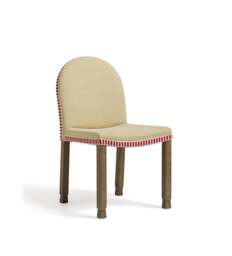 OKA, Weston Linen Dining Chair - Hemp, Dining Chair - thumbnail 2