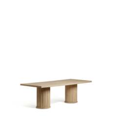 OKA, Marcus Rectangular Dining Table - Medium - Weathered Oak, Dining Table - thumbnail 2