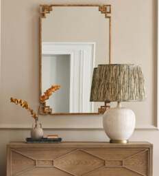 OKA, Himiko Mirror - Antique Gold, Wall Mirror