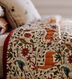 OKA, Troupeau Quilt - Multi, Throw