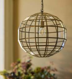 OKA, Rennell Pendant Lamp - Antique Brass, Ceiling Light