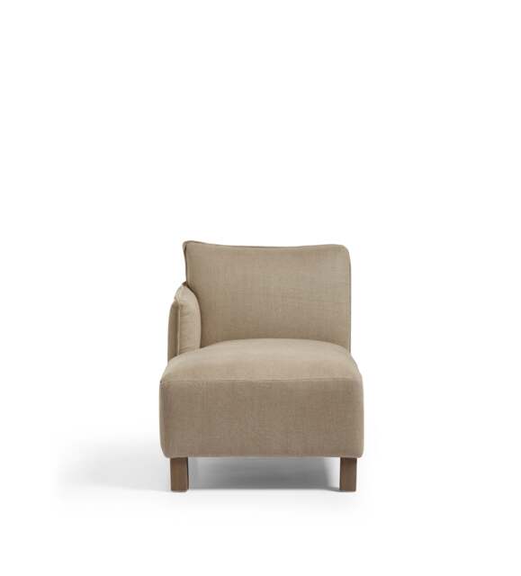 OKA, Alora Modular Sofa - Left-Hand Facing Chaise - Wild Oats Wide Herringbone, Sofa - image 1