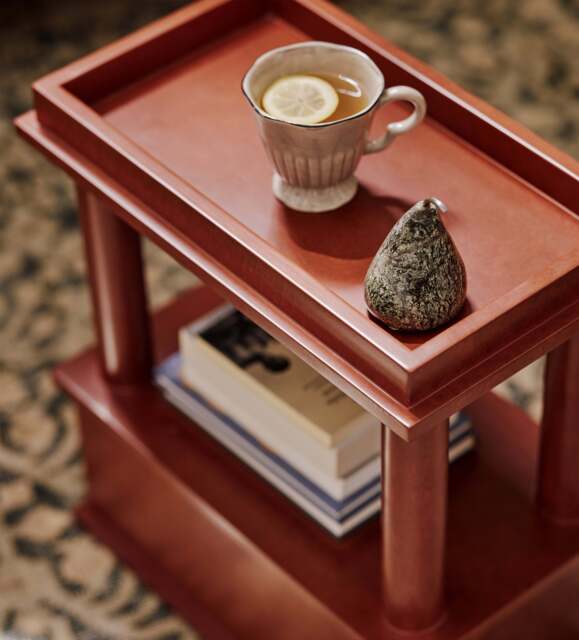 OKA, Herbert Sofa Side Table - Earthy Red, Side Table - image 1