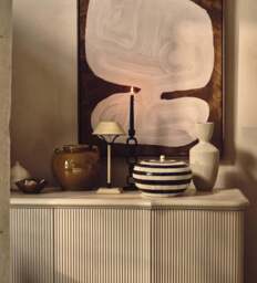 OKA, Mini Grisewood Wireless Table Lamp and Shade - Vellum, Table Lamp - thumbnail 1