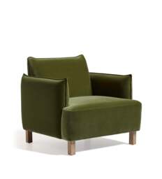 OKA, Alora Velvet Armchair - Spruce, Armchair - thumbnail 2