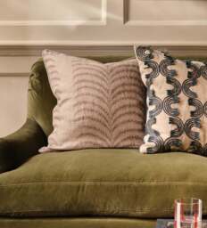 OKA, Areca Cushion Cover - Plaster, Cushion Cover - thumbnail 1