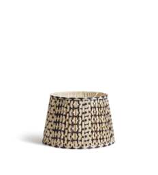 OKA, Romneya Silk Pleated Lampshade 35cm - Dark Blue, Lampshade - thumbnail 2