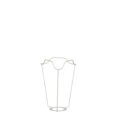 OKA, White Coated European Metal Carrier 18cm - White, Shade Carrier - thumbnail 1