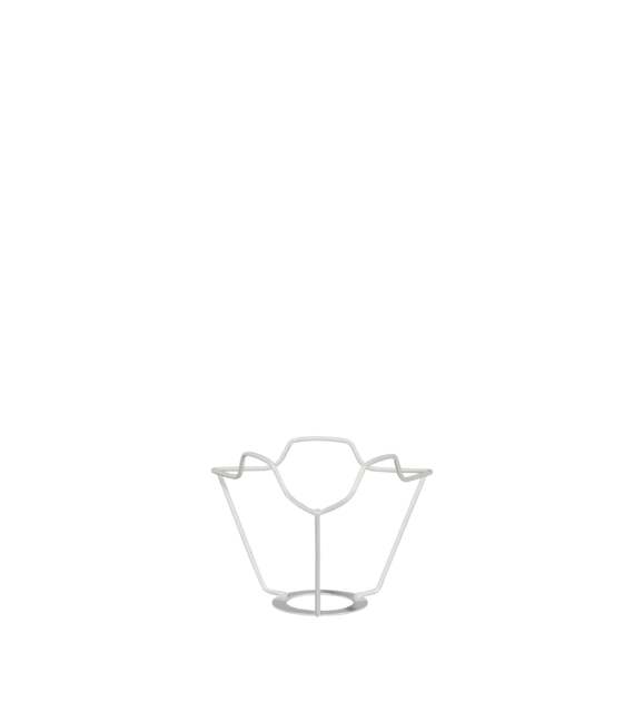 OKA, White Coated European Metal Carrier 5cm - White, Shade Carrier - image 1