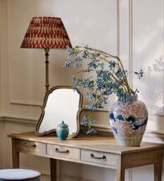 OKA, Thomasin Table Lamp Base - Antique Brass, Table Lamp
