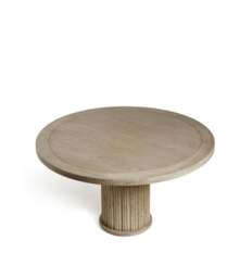 OKA, Marcus Round Dining Table - Large - Weathered Oak, Dining Table