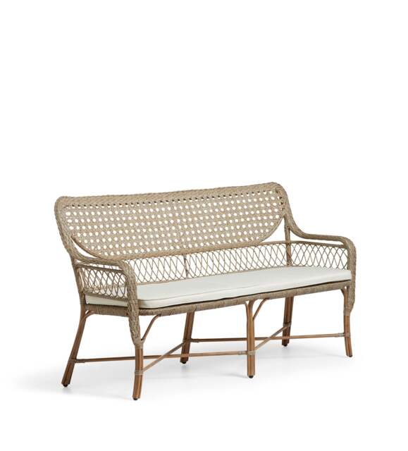 OKA, Tofinho Dining Bench - Driftwood, Garden Seating - image 1