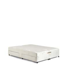 OKA, Deluxe Divan Bed Base with Drawers - Super King - White, Divan Bed - thumbnail 2