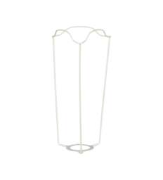 OKA, White Coated European Metal Carrier 20cm - White, Shade Carrier - thumbnail 1