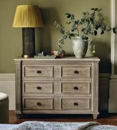 OKA, Castleton Chest of Drawers - Bleached Oak, Chest of Drawers