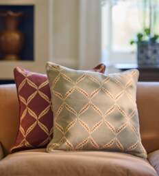 OKA, Nava Cushion Cover - Gainsborough Blue, Cushion Cover - thumbnail 1