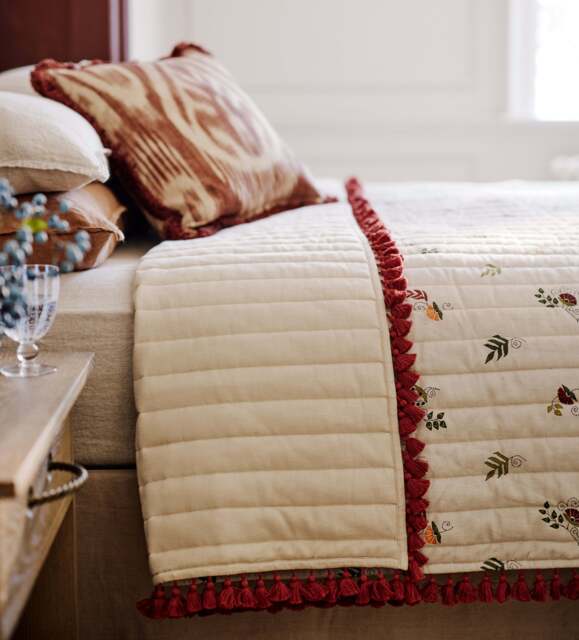 OKA, Floralis Quilt - Multi, Throw - image 1