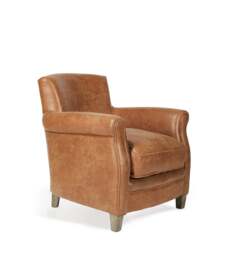 OKA, Berstone Leather Armchair - Aged Tobacco, Armchair - thumbnail 2