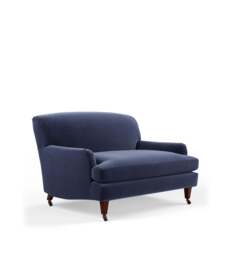 OKA, Coleridge Velvet 2-Seater Sofa - Sapphire, Sofa - thumbnail 2