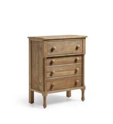 OKA, Dorothy Chest of Drawers - Natural Recycled Elm, Chest of Drawers - thumbnail 2