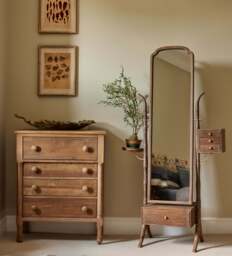 OKA, Dorothy Chest of Drawers - Natural Recycled Elm, Chest of Drawers - thumbnail 1