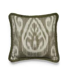 OKA, Lillian Cushion Cover - Olive, Cushion Cover - thumbnail 2
