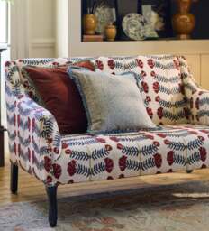 OKA, Elveden Velvet Cushion Cover - Russet, Cushion Cover