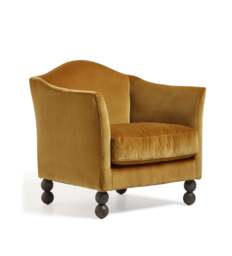 OKA, Andrea Velvet Armchair - Camel, Armchair - thumbnail 2