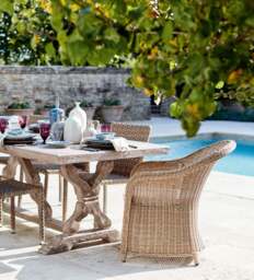 OKA, Calbourne Armchair - Driftwood, Garden Seating - thumbnail 1