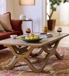 OKA, Chengdu Coffee Table - Washed Elm, Coffee Table