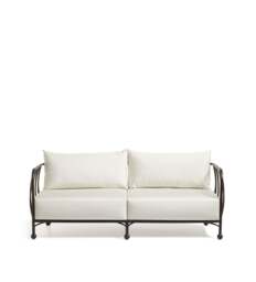 OKA, Rametto Garden 2-Seater Sofa - Ebony/Brown, Garden Seating - thumbnail 2