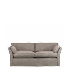 OKA, COVER ONLY - Radcliffe Stonewash Linen Loose Cover for 3-Seater Sofa - Dyed Flax, MTO Sofa Loose Cover - thumbnail 1