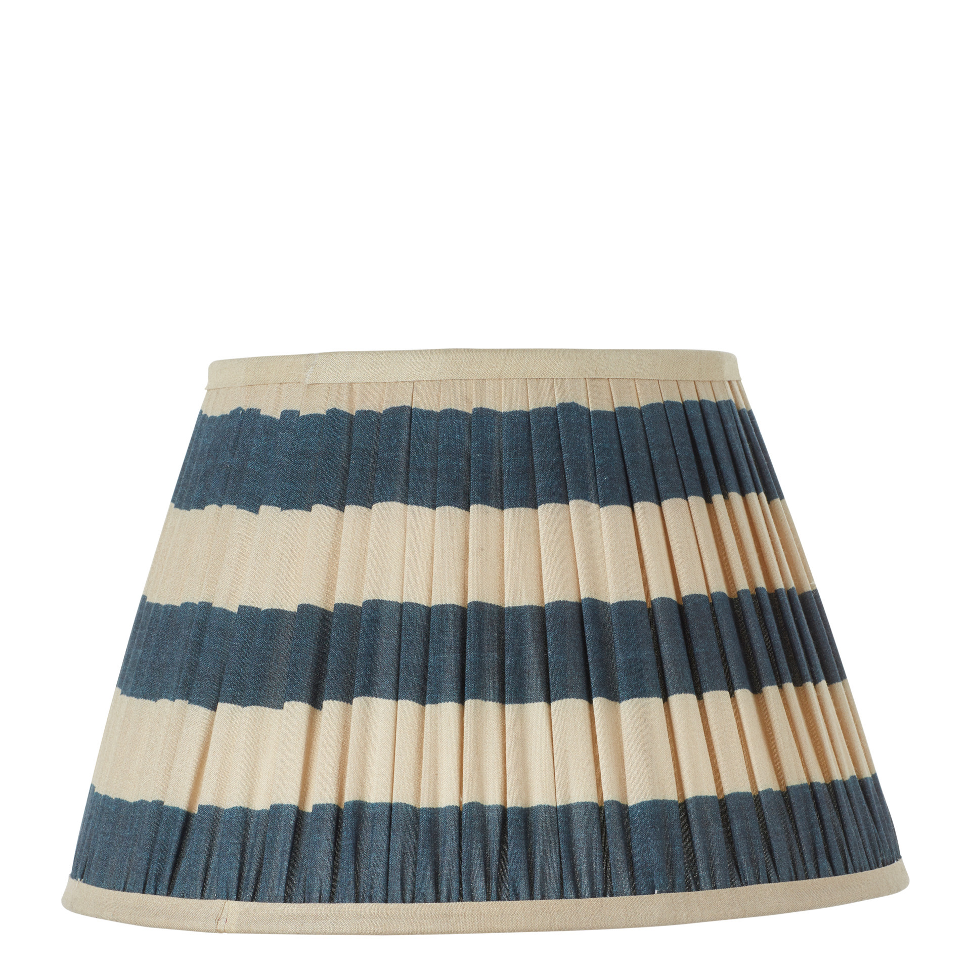 35cm Warna Silk Pleated Lampshade - Dark Blue