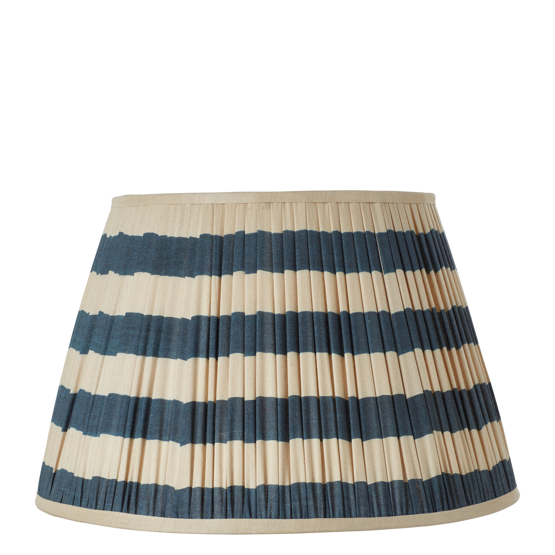 50cm Warna Silk Pleated Lampshade - Dark Blue