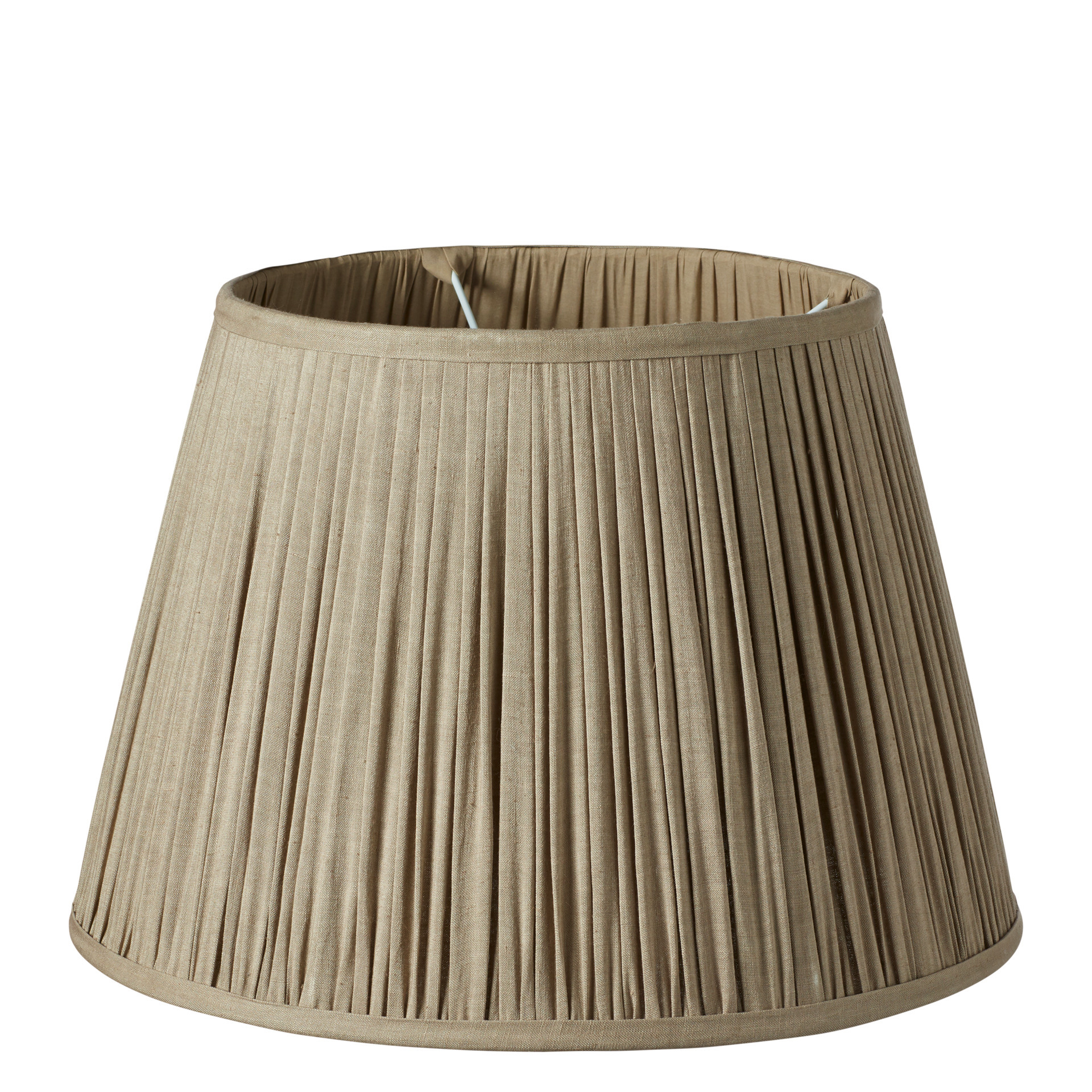 Iro Pleated Linen Lampshade 45cm - Natural