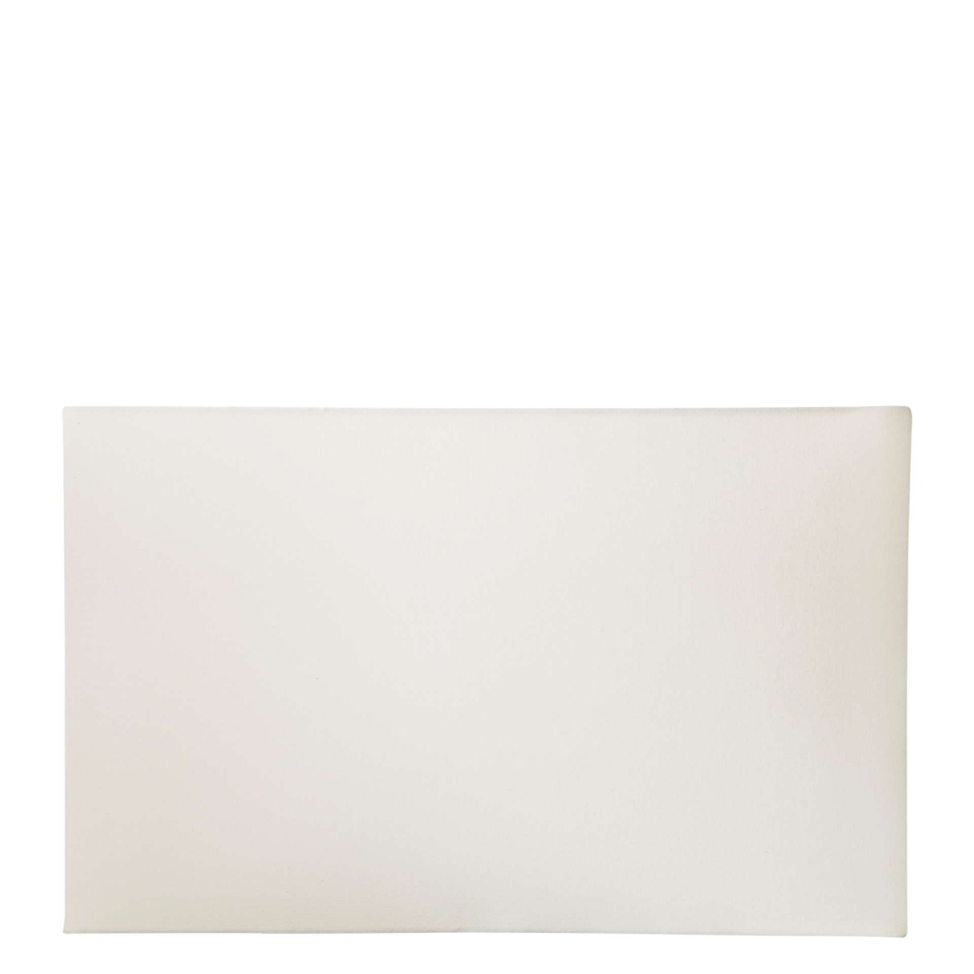 35cm Rectangular Cotton Lampshade - Off White