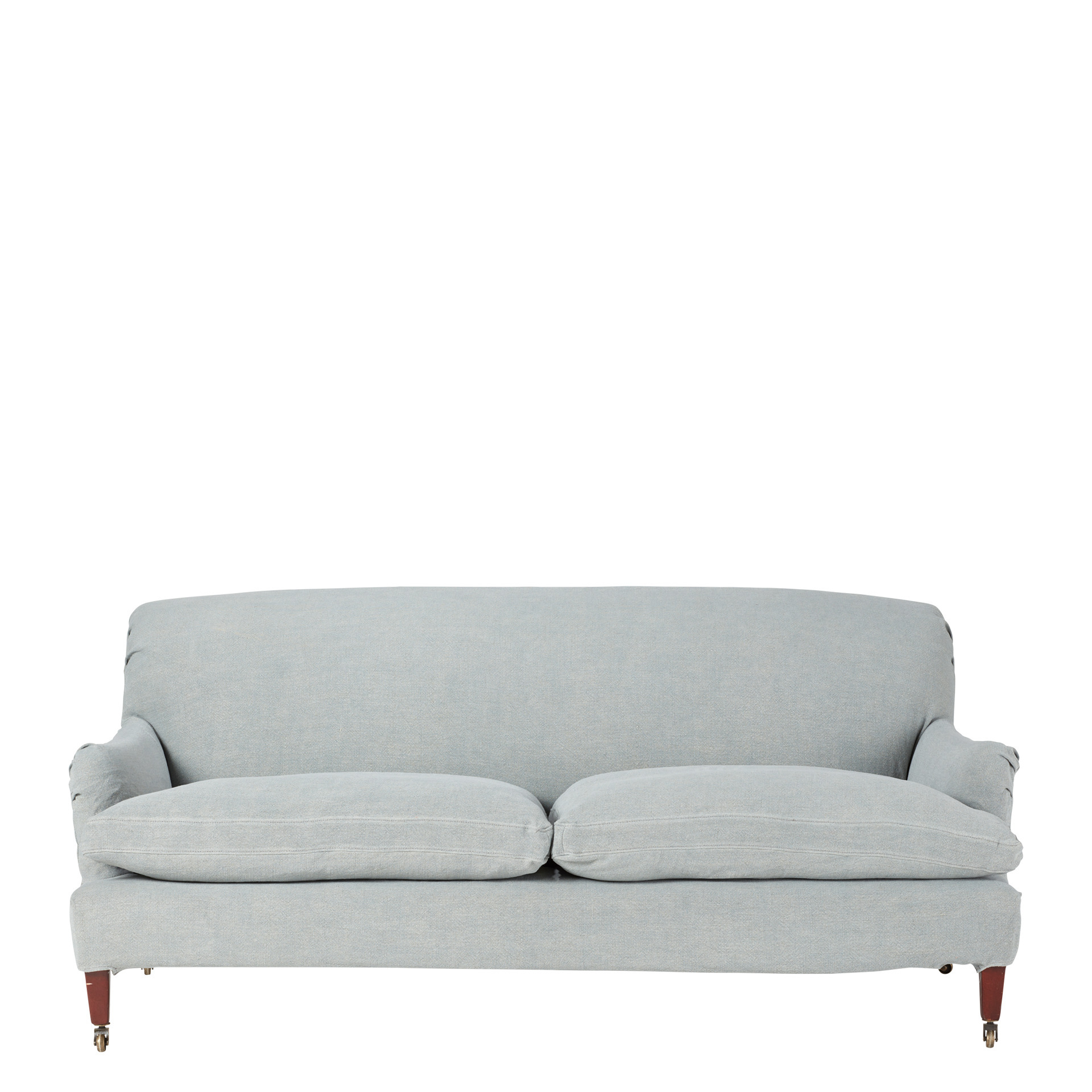 Linen Loose Cover for Coleridge 3-Seater Sofa - Ice Blue