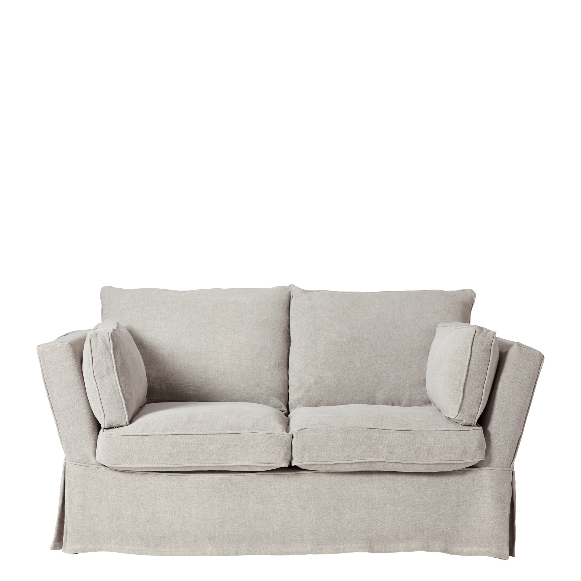 Aubourn 2-Seater Sofa Cover - Silver Grey