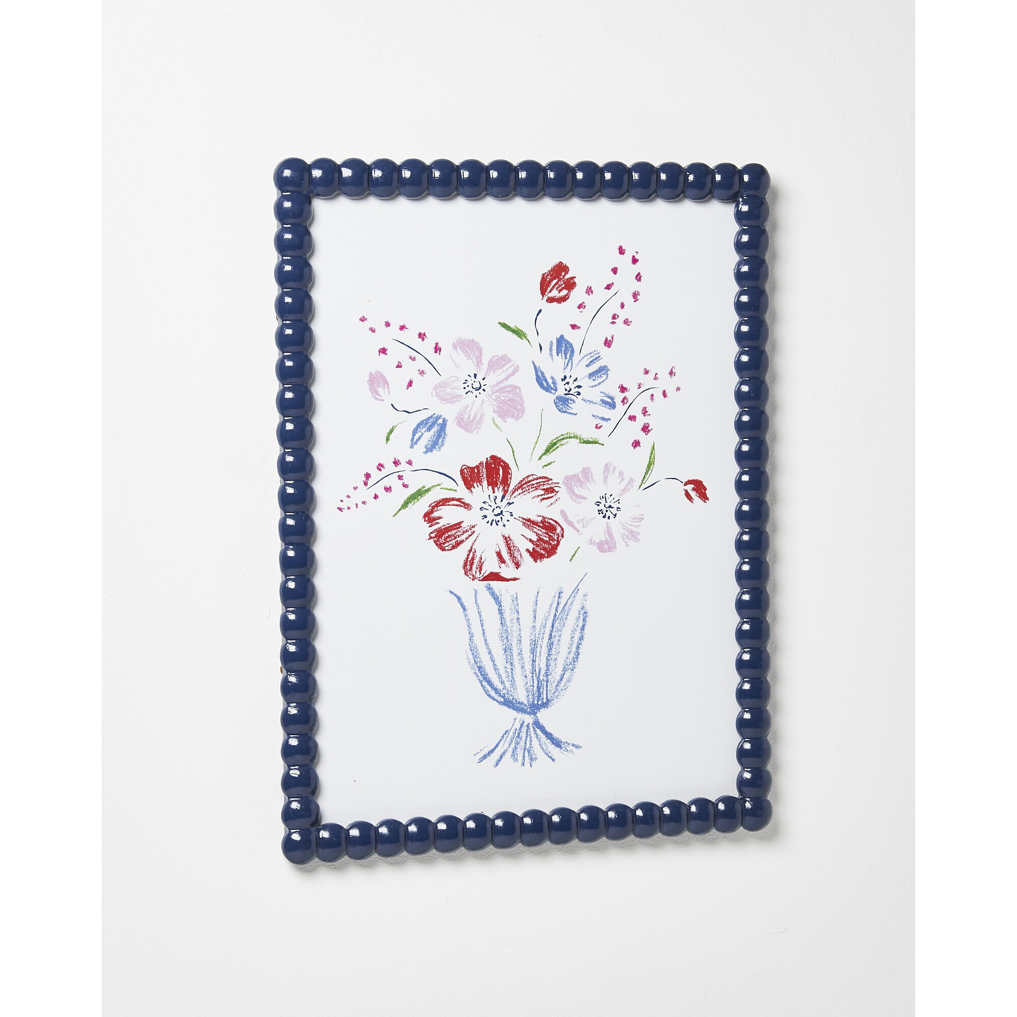 Bobbin Navy Blue Wooden Hanging Photo Frame A3