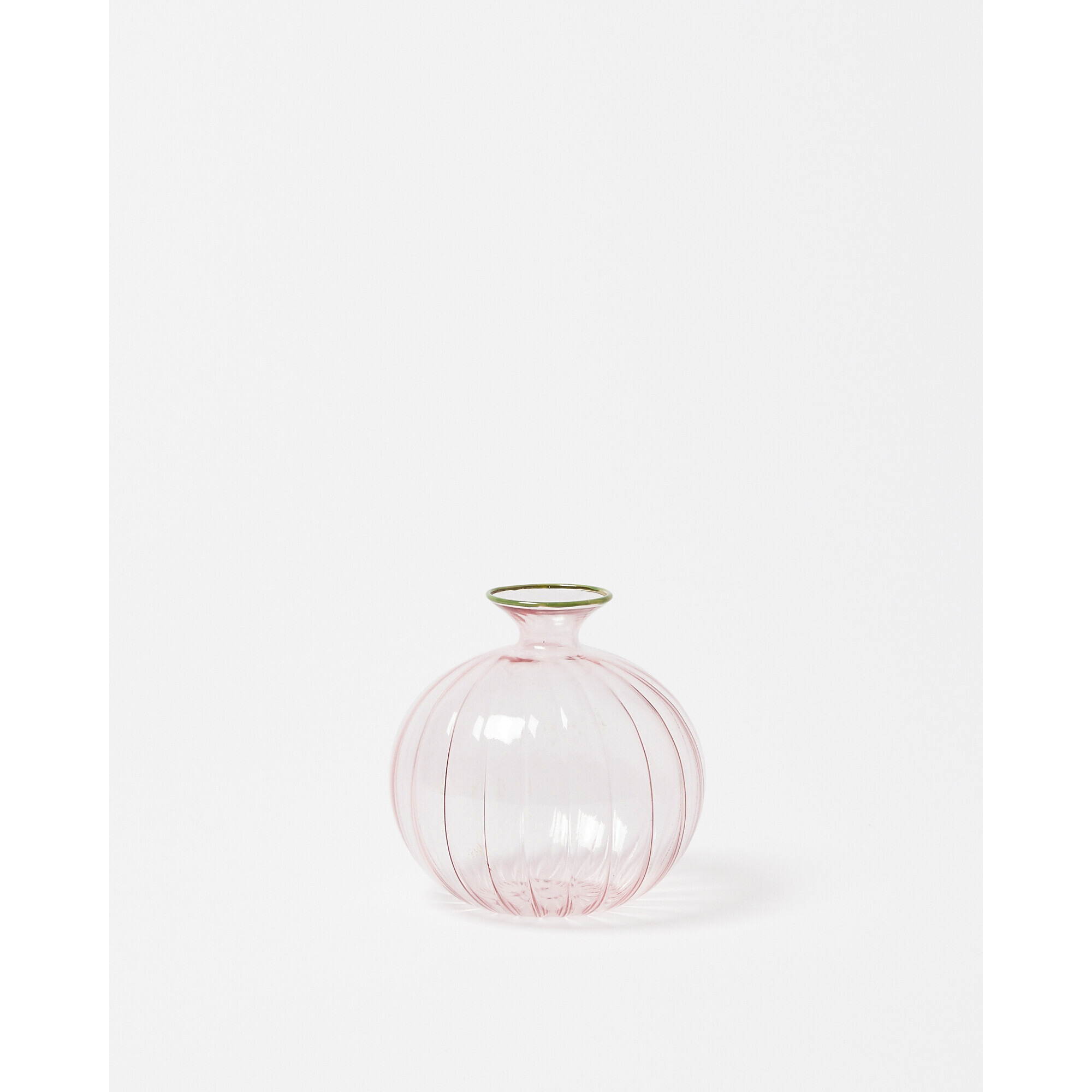 Briar Pink Glass Bud Vase