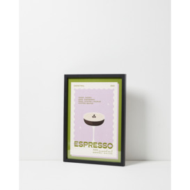 Espresso Martini Framed Wall Art