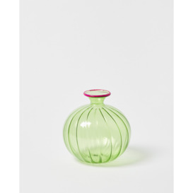 Green Glass Diffuser Vase
