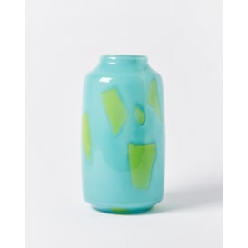Pinta Blue Glass Vase