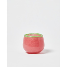 Corallo Pink Glass Tealight Holder