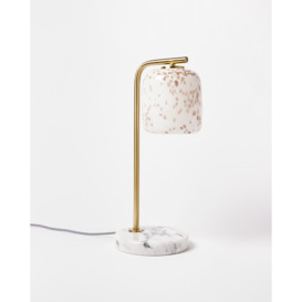 Cosmo Glass & Marble Desk & Table Lamp
