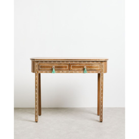 Riya Mango Wood Inlay Dressing Table